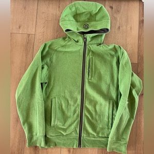Mens green lululemon pacific beach hoodie L